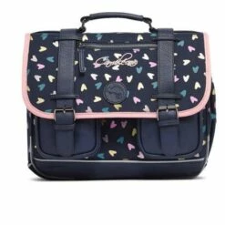 Cartable 35 Cm Vintage Navy Heart - Caméléon - Maternelle Et CP