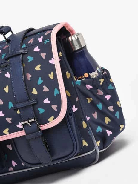 Cartable 38 Cm VintageNavy Heart - Caméléon - CP CE1 CE2 – Image 2