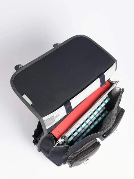 Cartable à Roulettes 38 Cm Vintage Blue Badge - Cameleon - CP, CE1, CE2 – Image 4