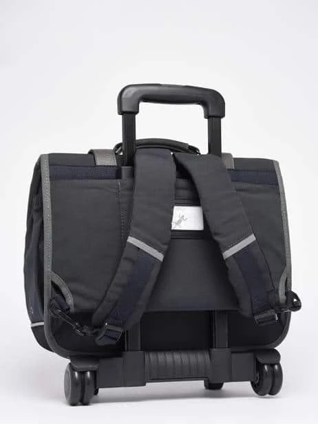 Cartable à Roulettes 38 Cm Vintage Blue Badge - Cameleon - CP, CE1, CE2 – Image 3