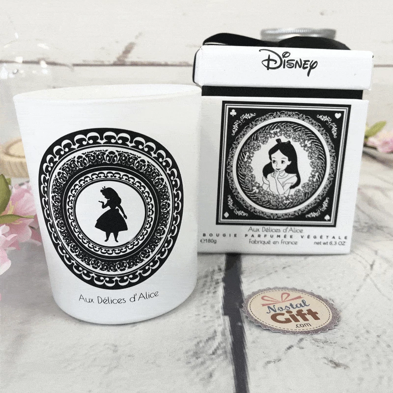 Bougie Alice Au Pays Des Merveilles Et Son Coffret Cadeau - Parfum Nuances De Thé – Image 4