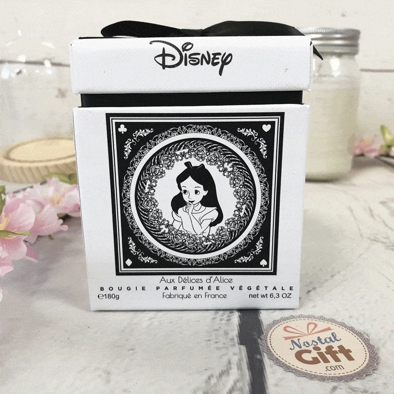 Bougie Alice Au Pays Des Merveilles Et Son Coffret Cadeau - Parfum Nuances De Thé – Image 2