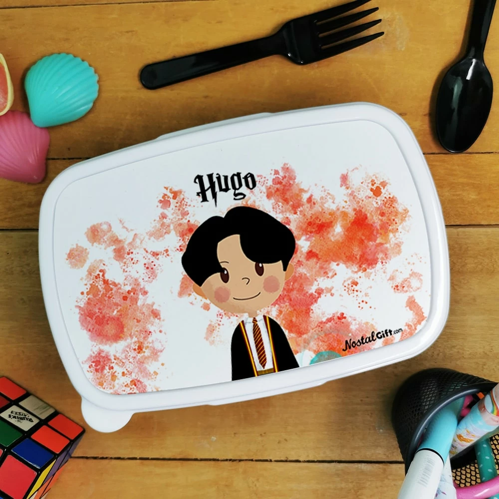 Boîte à Goûter & Gourde Enfant Personnalisées - Petit Sorcier – Image 3