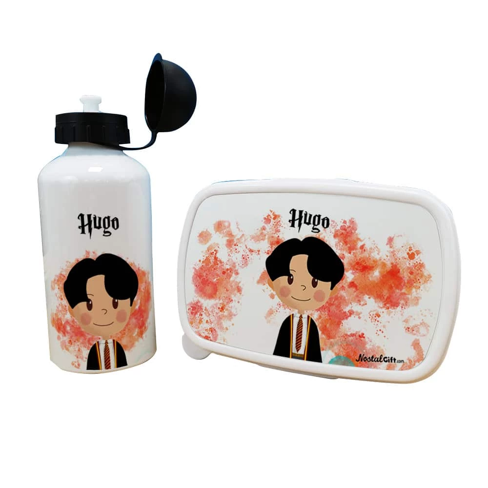 Boîte à Goûter & Gourde Enfant Personnalisées - Petit Sorcier – Image 6