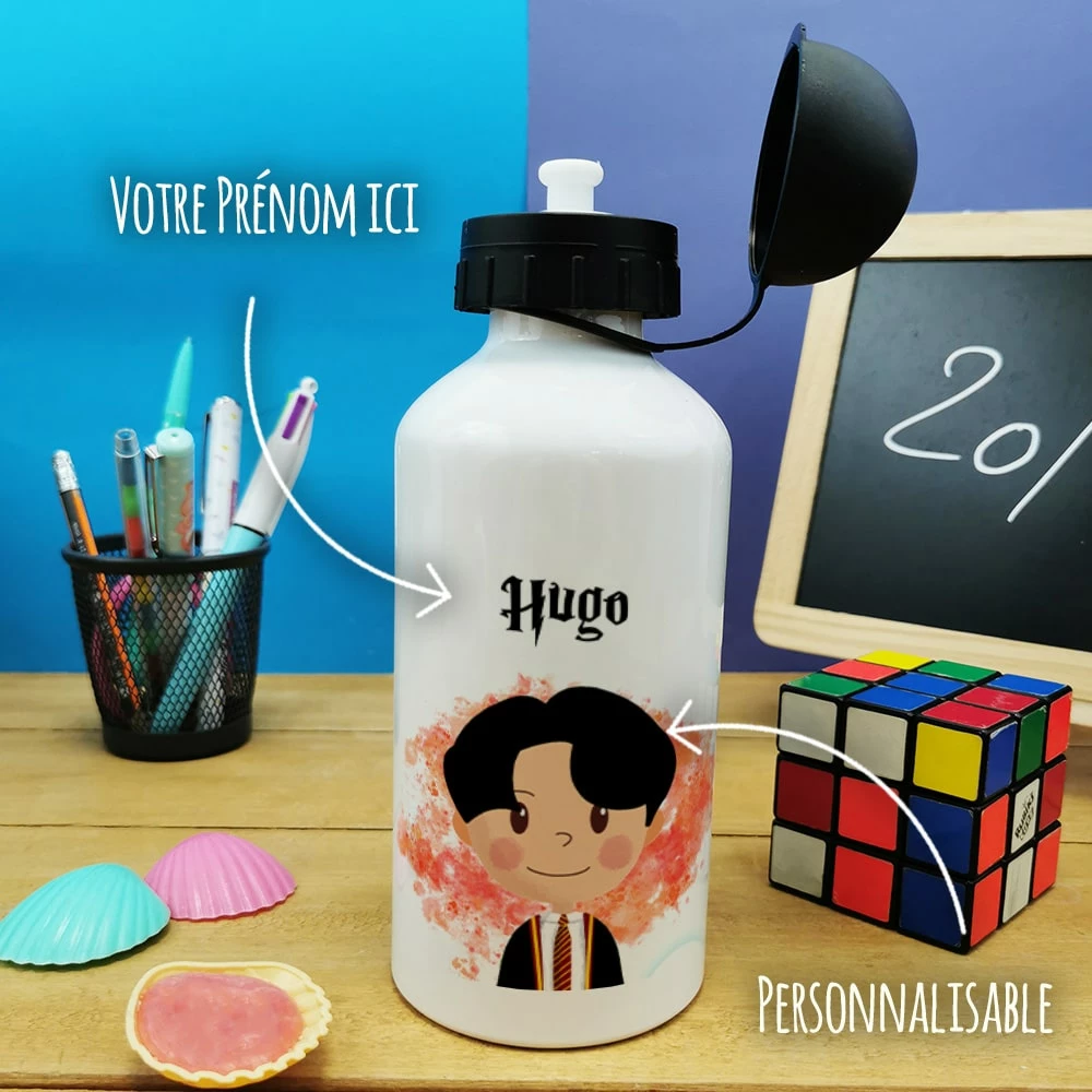 Boîte à Goûter & Gourde Enfant Personnalisées - Petit Sorcier – Image 4