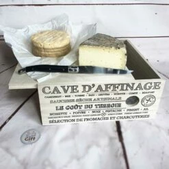 Boite à Fromage - Cave D'affinage Avec Couteau Et Grille De Ventilation