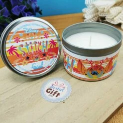 Disney - Bougie Stitch En Métal Parfumée - Cadeau Stitch