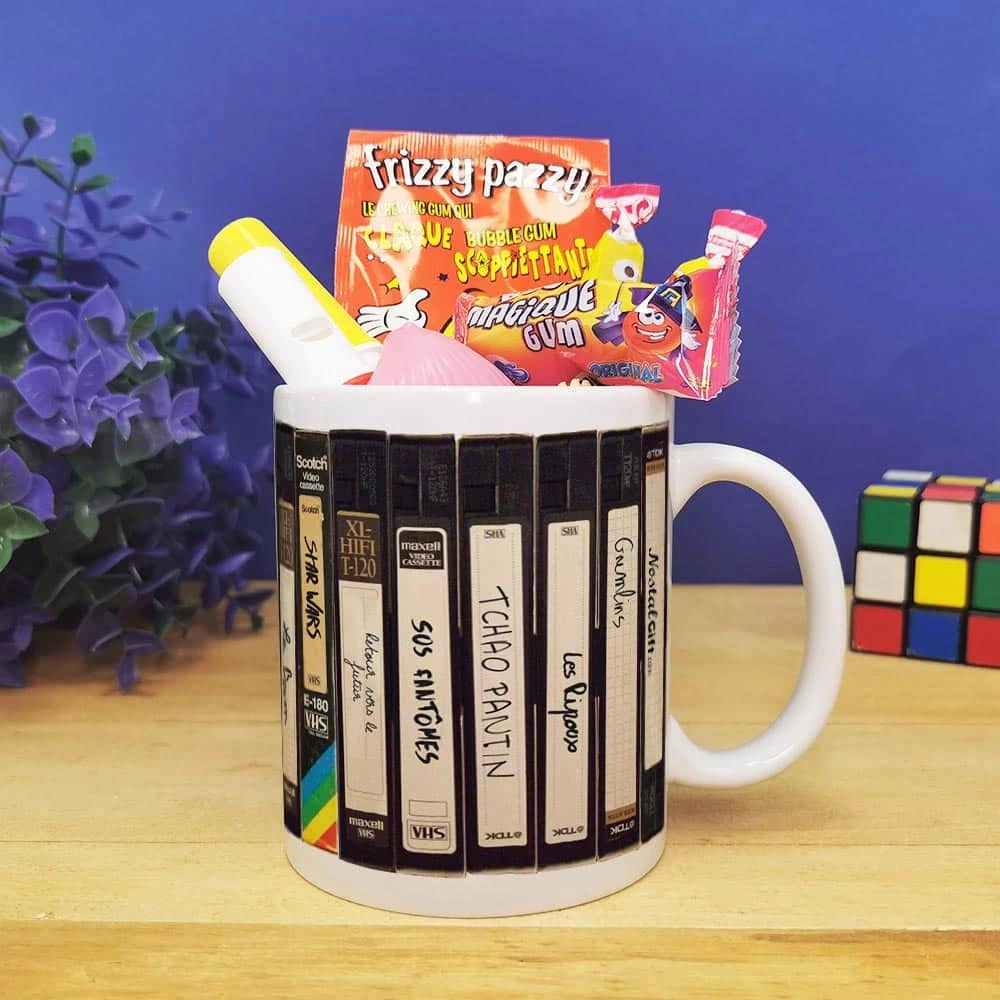 Mug Bonbon Années 80 - Collection "VHS 80"