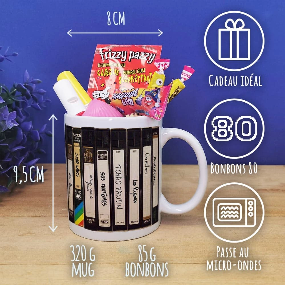 Mug Bonbon Années 80 - Collection "VHS 80" – Image 5