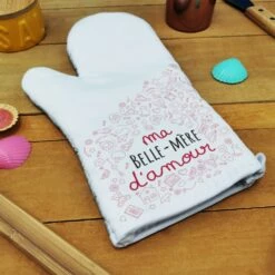 Manique De Cuisine "Belle-mère D'amour" De La Collection "D'amour - Cadeau Pour D'un Anniversaire:belle Mère
