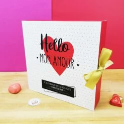 Calendrier 5 Jours - 5 Bougies Parfumées - "Hello Mon Amour"