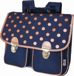 Cartable Fille Vintage 38 Cm à Pois - Oberthur
