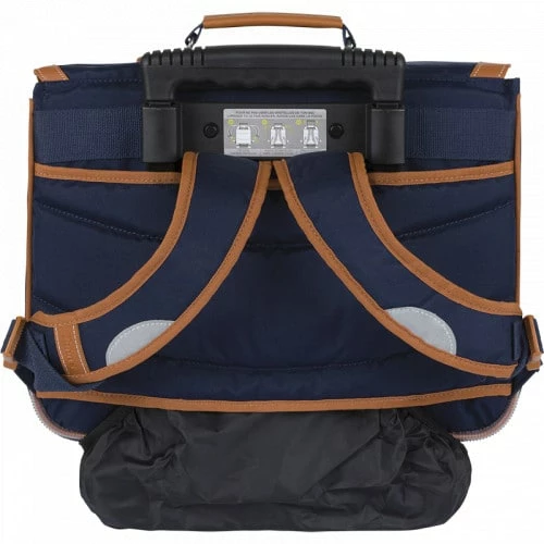 Cartable à Roulettes Bleu Marine Camille 38 Cm Orné D'un Porte Clé Sneaker - Tann's – Image 3