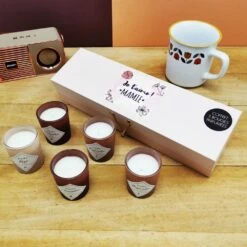 Coffret 5 Bougies Parfumées - "Je T'aime Mamie"