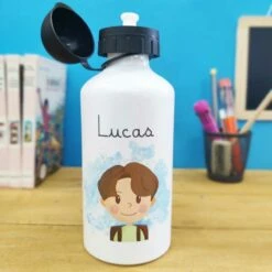 Gourde En Métal Personnalisée Garçon- Petit écolier