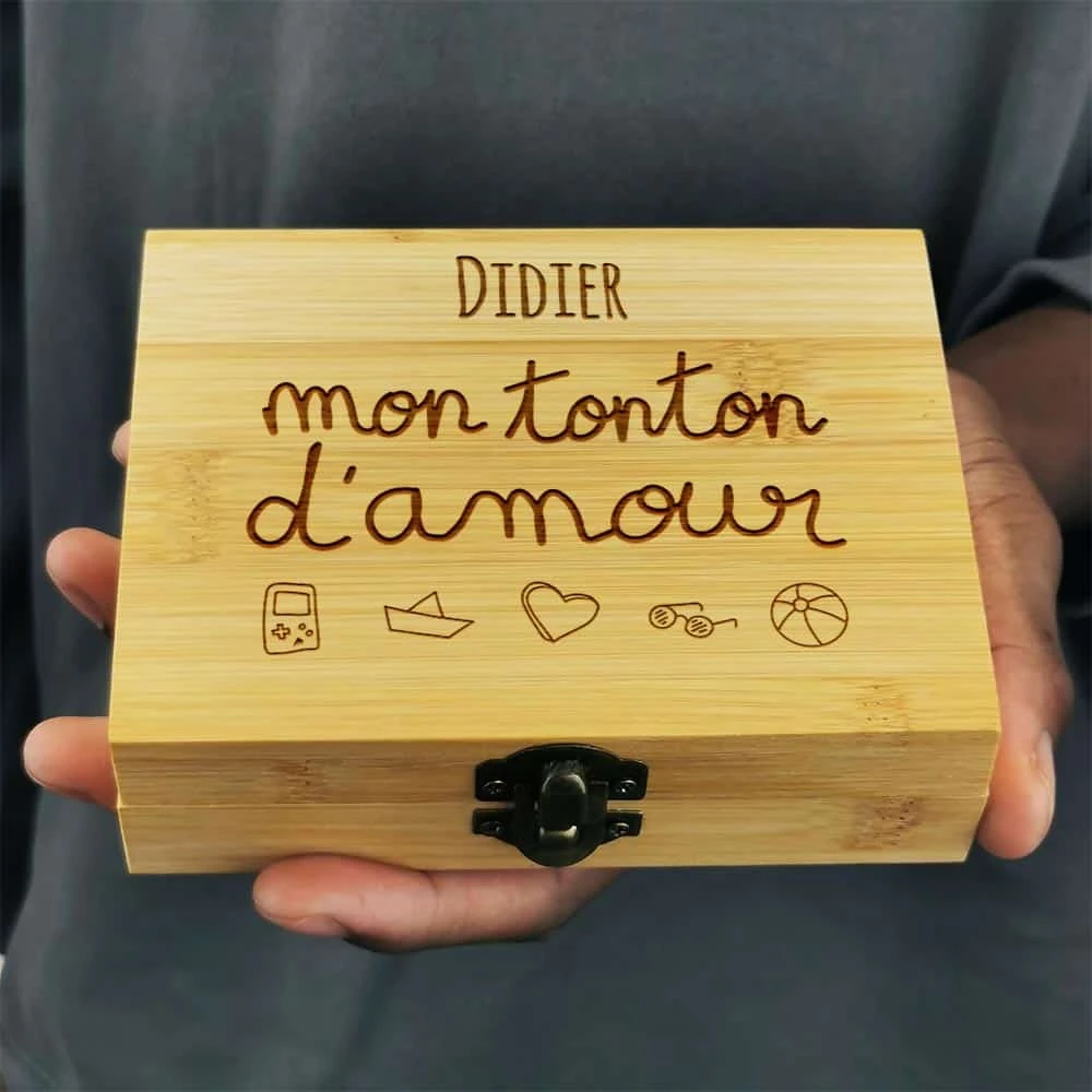 Coffret Cadeau Whisky : 9 Pierres Dans Une Boîte Personnalisée - Mon Tonton D'amour – Image 4
