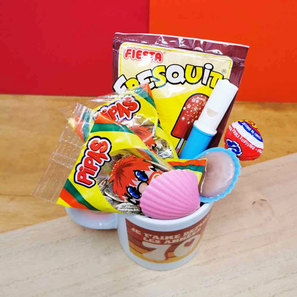 MUG "Je T'aime Depuis Les Années 70 " - Bonbons Rétro 70 – Image 2