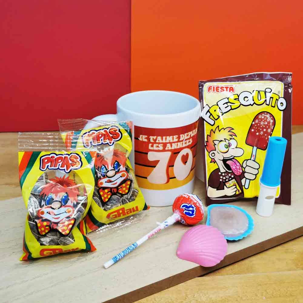 MUG "Je T'aime Depuis Les Années 70 " - Bonbons Rétro 70 – Image 5