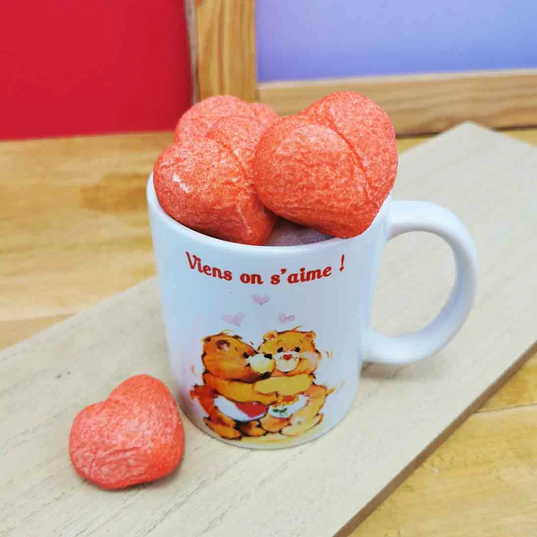 Mug Bisounours Et Ses Guimauves Cœurs (x5) - Viens On S'aime ! – Image 5
