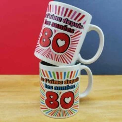 Mug Duo "Je T'aime Depuis Les Années 80"