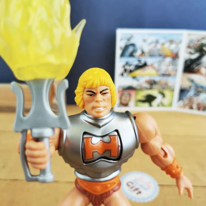 Les Maîtres De L'univers Figurine Articulée - Musclor 14cm (Mini Bande Dessinée Incluse) – Image 3