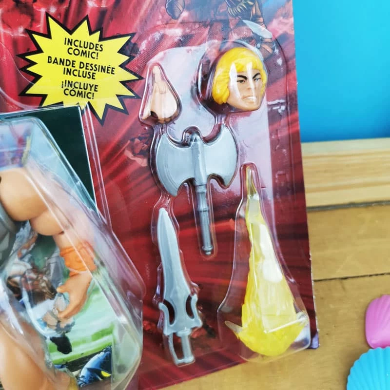 Les Maîtres De L'univers Figurine Articulée - Musclor 14cm (Mini Bande Dessinée Incluse) – Image 6