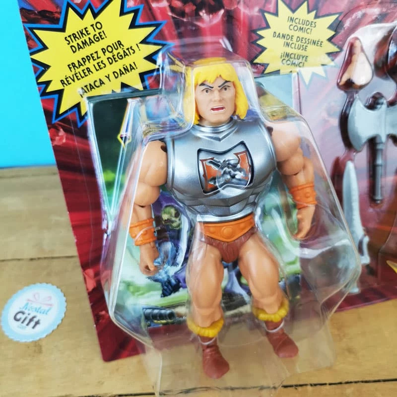 Les Maîtres De L'univers Figurine Articulée - Musclor 14cm (Mini Bande Dessinée Incluse) – Image 7