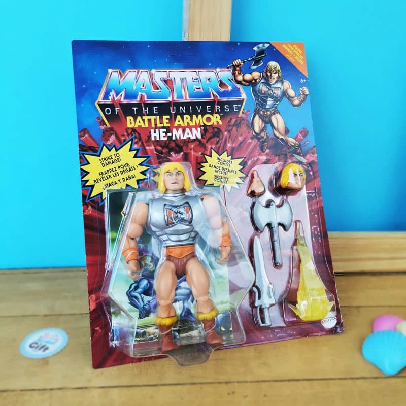 Les Maîtres De L'univers Figurine Articulée - Musclor 14cm (Mini Bande Dessinée Incluse) – Image 5