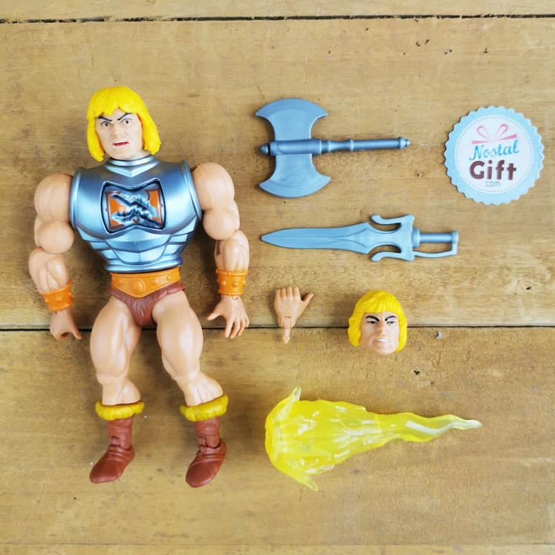 Les Maîtres De L'univers Figurine Articulée - Musclor 14cm (Mini Bande Dessinée Incluse) – Image 2