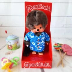 Peluche Monchhichi Kiki Hawaï (20 Cm)