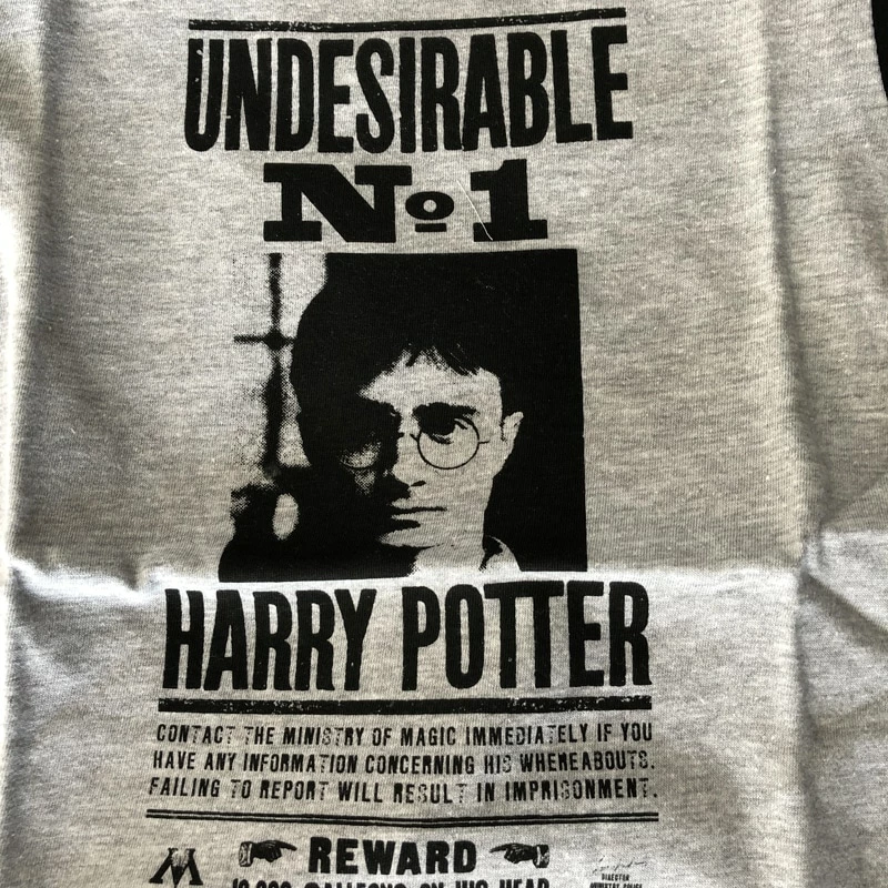 Harry Potter - Pyjama T-shirt Et Short (gris Et Noir) Pour Enfant – Image 3