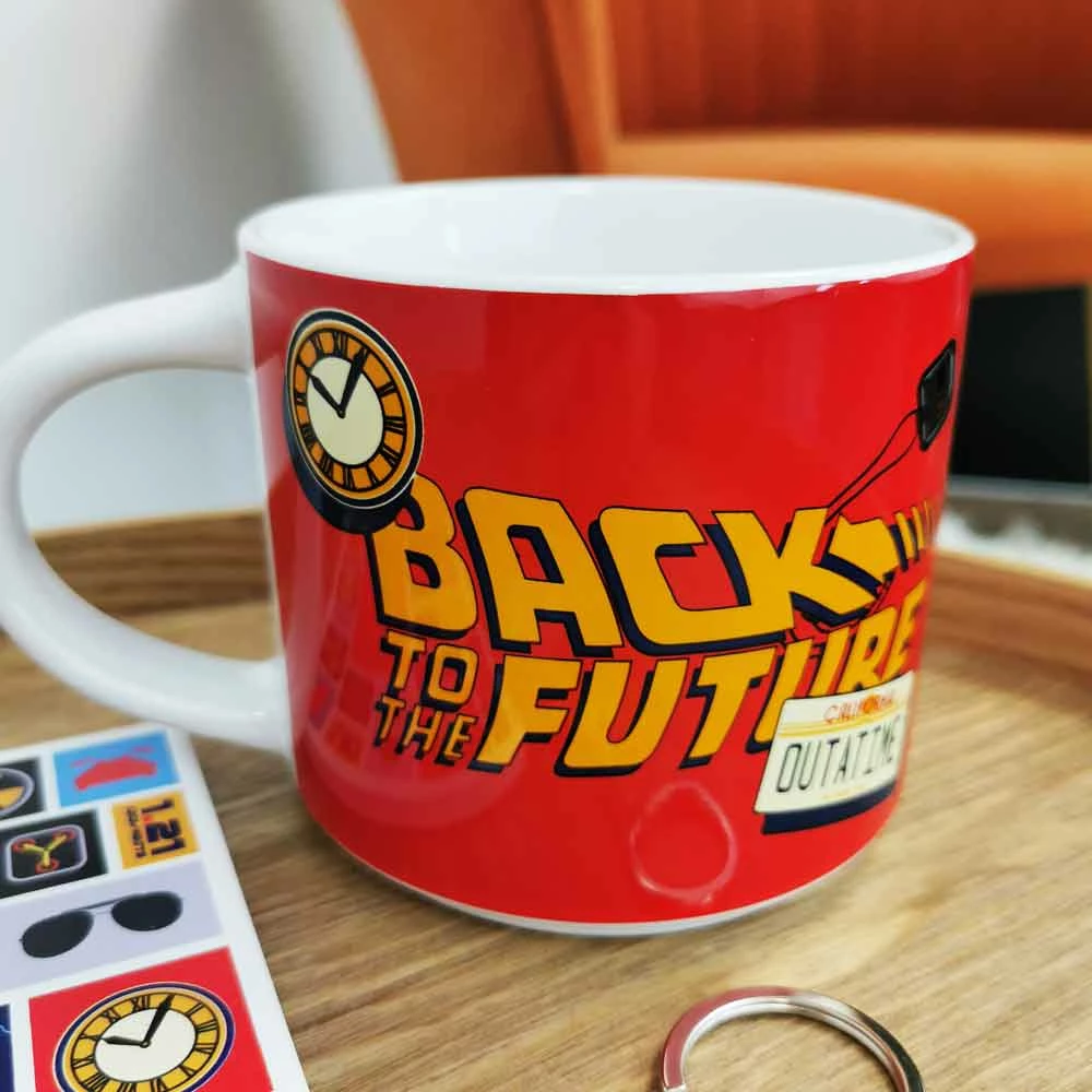 Retour Vers Le Futur - Set 3 Pièces - Mug, Sous-verre Et Porte-clé – Image 5