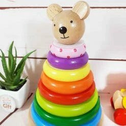 Tour D'anneaux Ă Empiler - Ourson