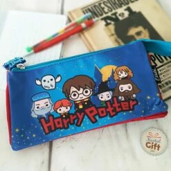 Trousse Bleu Avec 3 Compartiments - Harry Potter